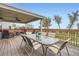 Relaxing deck features an outdoor dining area with lovely views at 3462 W 109Th Cir, Westminster, CO 80031