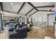 Bright and airy living room featuring an open floor plan and a stylish sofa, perfect for relaxation at 16312 Morning Rise Ln, Monument, CO 80132