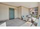 Inviting balcony with seating area perfect for outdoor relaxation and enjoying the views at 3866 S Dallas Cir # 201, Aurora, CO 80014