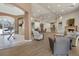 Inviting clubhouse featuring an open layout, fireplace, and access to outdoor spaces for relaxation and socializing at 3866 S Dallas Cir # 201, Aurora, CO 80014