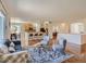 Bright, open-concept living area with hardwood floors and a seamless transition to the kitchen space at 7746 S Valdai Ct, Aurora, CO 80016