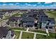 Overhead view of a neighborhood of homes at 16544 E 118Th Dr, Commerce City, CO 80022