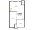 Floor plan of the unfinished basement layout and crawlspace at 4285 Ridgewalk Pt, Castle Rock, CO 80108