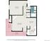 Detailed floor plan showcasing the layout of the home, including room dimensions and patio at 15350 E Arizona Ave # 106, Aurora, CO 80017