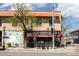 Inviting outdoor seating area with a colorful mural, ideal for enjoying a meal or drinks in the fresh air at 2978 Osceola St, Denver, CO 80212