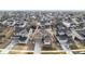 An aerial view displays the community of homes with well manicured lawns and attractive exteriors at 6733 S Waterloo Ct, Aurora, CO 80016