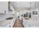 Modern kitchen featuring white cabinets, stainless steel appliances, and sleek countertops at 6733 S Waterloo Ct, Aurora, CO 80016