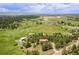 Scenic aerial view showcasing the house location within a vast, green landscape at 6681 Flintwood Rd, Parker, CO 80138