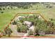 Aerial photograph showcasing the property boundaries of the home and surrounding area at 6681 Flintwood Rd, Parker, CO 80138