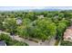 Aerial view of the neighborhood with mature trees and surrounding homes at 2975 Irving St, Denver, CO 80211