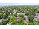 Aerial view of the neighborhood with mature trees and surrounding homes at 2975 Irving St, Denver, CO 80211