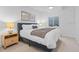 Cozy bedroom with white walls, warm lighting, and comfortable bed at 2107 S Grant St, Denver, CO 80210