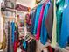 Walk-in closet with ample hanging space and shelving at 2107 S Grant St, Denver, CO 80210