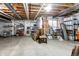 Unfinished basement, ideal for storage or future customization at 575 Heritage Trl, Elizabeth, CO 80107