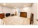 Unfurnished basement featuring neutral colors and a window for natural light at 575 Heritage Trl, Elizabeth, CO 80107