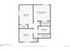 Basement floor plan featuring bedrooms, closets, and a bathroom for comfortable living at 10610 Moore Ct, Westminster, CO 80021