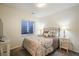 Cozy bedroom featuring a comfortable bed, soft lighting, and a window for a serene and restful retreat at 114 Vale St, Palmer Lake, CO 80133