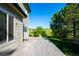Well manicured backyard featuring mature landscaping and a beautiful view at 3232 Cimarron Pl, Superior, CO 80027
