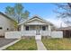 Charming bungalow-style home with inviting front porch, well-maintained lawn and landscaped planters at 3057 S Fox St, Englewood, CO 80110