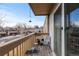 Balcony view offers outdoor seating and a beautiful vista of the neighborhood at 1606 Cottonwood Dr # 24S, Louisville, CO 80027
