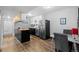 Kitchen with a wood butcher block island and stainless steel appliances at 1606 Cottonwood Dr # 24S, Louisville, CO 80027