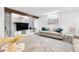 Inviting living area showcasing a decorative fireplace, neutral tones, and comfortable seating for relaxation at 1490 S Salem Way, Aurora, CO 80012