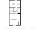 Third-floor floor plan with two bedrooms and a bath at 1811 S Quebec Way # 151, Denver, CO 80231