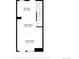 Second-floor floor plan with kitchen and living room at 1811 S Quebec Way # 151, Denver, CO 80231