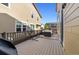 Private deck that's perfect for entertaining, featuring comfortable seating and stylish lighting at 3011 Low Meadow Blvd, Castle Rock, CO 80109