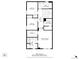 Second story floor plan with a primary bedroom, 2 bedrooms, walk-in closet, and laundry room at 3011 Low Meadow Blvd, Castle Rock, CO 80109