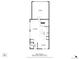 Layout of the main floor showing a bath, kitchen, living room, dining area, and garage at 3011 Low Meadow Blvd, Castle Rock, CO 80109