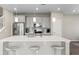 Bright kitchen features modern design with a large island, stainless steel appliances, and pendant lighting at 3011 Low Meadow Blvd, Castle Rock, CO 80109