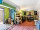 Eclectic music room featuring colorful walls, recording equipment, and a unique atmosphere at 456 Copperdale Ln, Golden, CO 80403