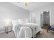 Guest bedroom with a comfortable bed and window at 7402 S Quail Cir # 1116, Littleton, CO 80127