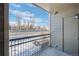 Private patio with view of the street and landscaping at 7402 S Quail Cir # 1116, Littleton, CO 80127