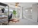 Upstairs loft area with carpeting, lots of light, and desk space at 3178 Geneva Ct, Denver, CO 80238