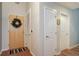 Inviting entryway features warm wood floors, neutral walls, and decorative accents, creating a welcoming atmosphere at 1700 Bassett St # 504, Denver, CO 80202