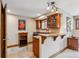 Home bar area with upper cabinets, countertop, and a wine rack, ideal for entertaining at 200 Rachel Ln, Breckenridge, CO 80424