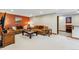 Inviting living room boasts plush leather sofas, a cozy ambiance, and a spacious layout for relaxation at 200 Rachel Ln, Breckenridge, CO 80424