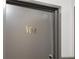 Apartment door displaying the apartment number '308' in elegant, gold-colored numerals at 1243 N Washington St # 308, Denver, CO 80203