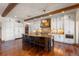 Expansive kitchen featuring a large island, ample storage, and modern appliances at 9617 S Shadow Hill Cir, Lone Tree, CO 80124