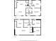 Detailed floor plan showcasing layout of home including bedrooms and living spaces at 2840 Cottonwood Dr, Denver, CO 80221