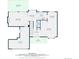 Detailed floor plan showcasing the layout of the main level, including the kitchen, living room, and Gathering room at 2954 E 101St Ave, Thornton, CO 80229