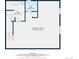 Floorplan for basement recreation room, utility room, and bathroom, with dimensions at 2954 E 101St Ave, Thornton, CO 80229
