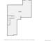 Detailed basement floor plan showcasing the layout of the basement in this home with dimensions at 4672 Basalt Ridge Cir, Castle Rock, CO 80108
