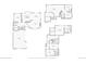 Detailed floor plan showcases layout of first floor, basement, and second floor at 1474 S Uinta Ct, Denver, CO 80231