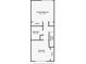 Upstairs floor plan featuring primary bedroom, bathroom, and second bedroom layout with dimensions at 8905 Field St # 91, Westminster, CO 80021