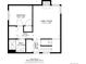 Detailed floor plan showcasing the layout of the first floor, including bedrooms, living room, and bathroom at 6452 Freeport Dr, Highlands Ranch, CO 80130