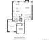 Detailed floor plan showcasing the layout of the second floor, including bedrooms, kitchen, and living areas at 6452 Freeport Dr, Highlands Ranch, CO 80130