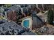 Aerial view of the community pool and parking at 3260 47Th St # 108A, Boulder, CO 80301